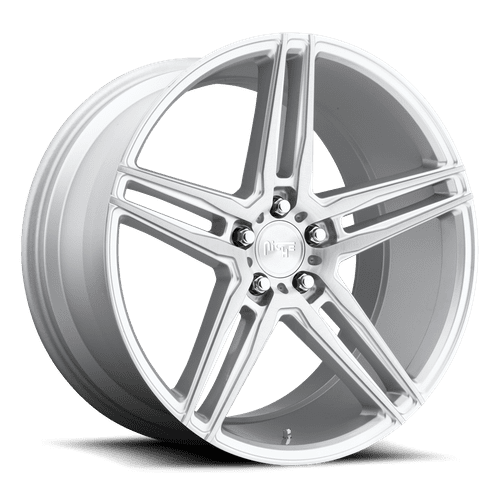 19x8.5 Niche M170 TURIN GLOSS SILVER MACHINED Wheel 5x4.5 (35mm)