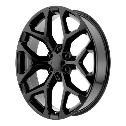 24x10 Performance Replicas PR176 Matte Black Wheel 6x5.5 (31mm)
