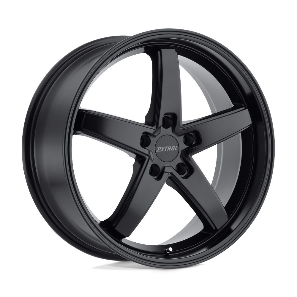 18x8 Petrol P1B MATTE BLACK Wheel 5x112 (40mm)