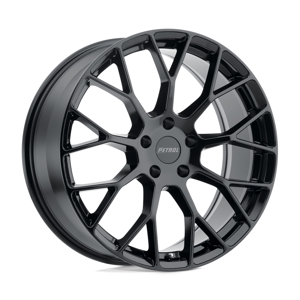 19x8 Petrol P2B GLOSS BLACK Wheel 5x112 (32mm)