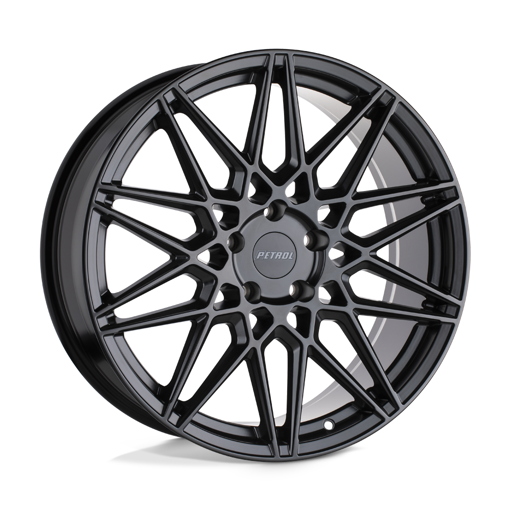 20x8.5 Petrol P3C SEMI GLOSS BLACK Wheel 5x120 (35mm)