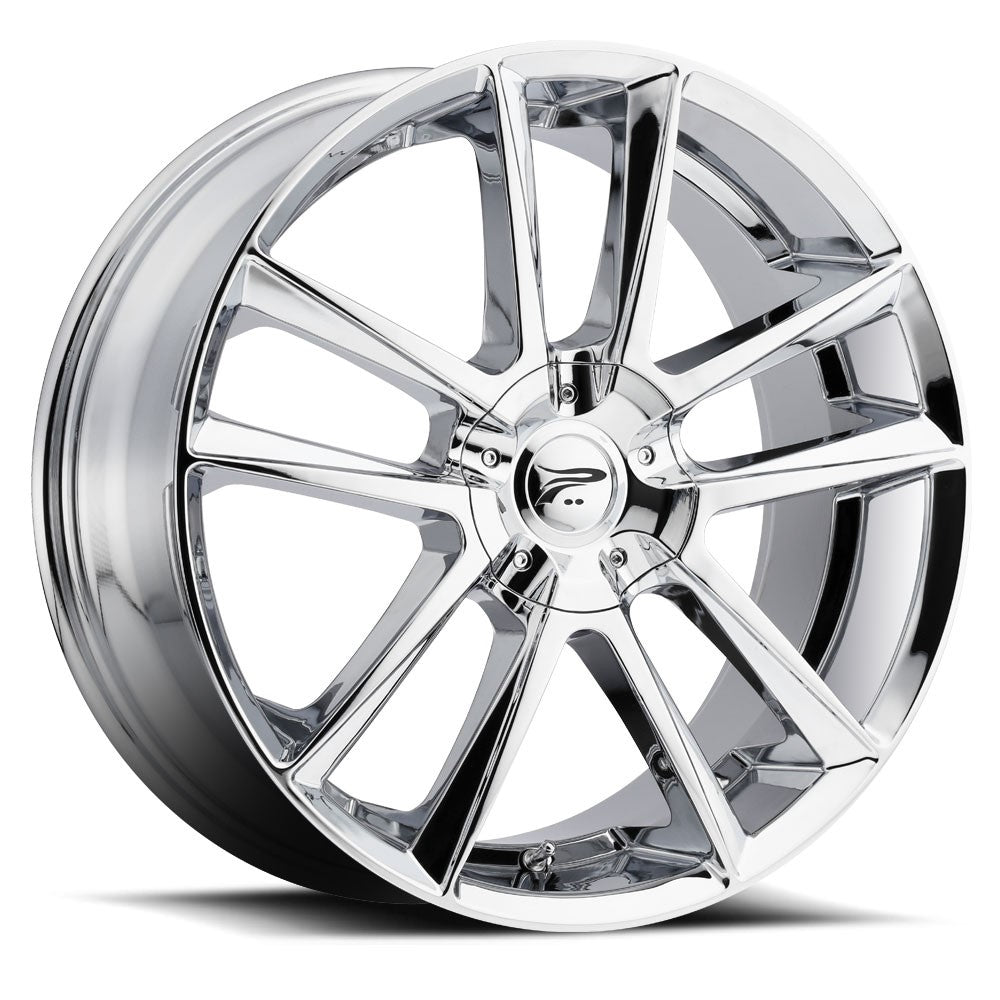 17x7.5 Platinum 436C Gemini Chrome Plated Wheel 4x100 (40mm)
