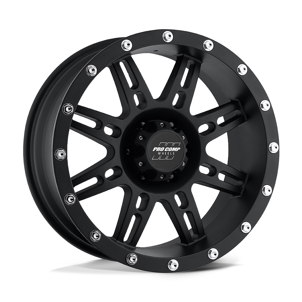 18x9 Pro Comp 7031 Stryler Flat Black Wheel 6x5.5 (0mm)