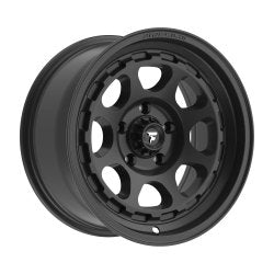 17x8.5 Fittipaldi Offroad FT103SB Black Wheel 5x5 (0mm)