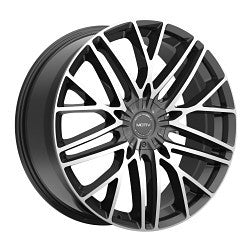 22x9 Motiv 437MB Maven Machined Black Wheel 5x108/5x4.5 (40mm)