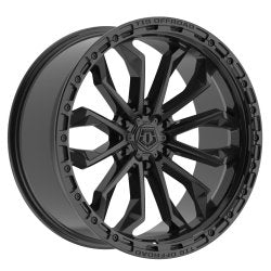 20x9 TIS 556SB Satin Black With Simulated Bead Ring Wheel 5x5 (0mm)