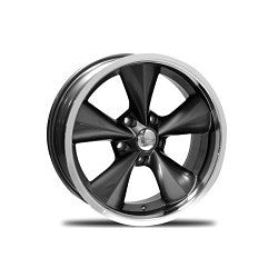 20x9 Boyd Coddington BC1GM Junkyard Dog Gunmetal W/ Machined Lip Wheel 5x5 (0mm)