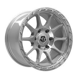 22x10 TIS 563BS Brushed Face With Silver Wheel 6x135 (-19mm)