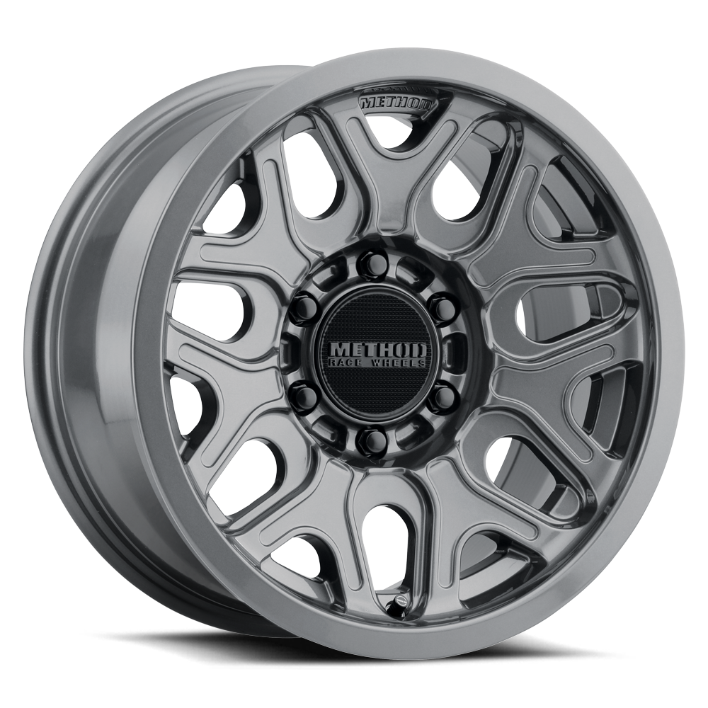 17x8.5 Method MR322 Gloss Titanium Wheel 6x135 (0mm)