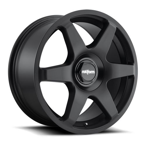 19x8.5 R113 Rotiform SIX Matte Black Wheel 5x108 (35mm)
