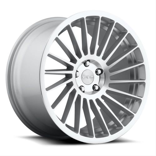 18x8.5 R125 Rotiform IND-T Silver Machined Wheel 5x112 (45mm)
