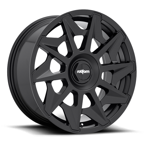 19x8.5 R129 Rotiform CVT Matte Black Wheel 5x4.5/5x120 (35mm)