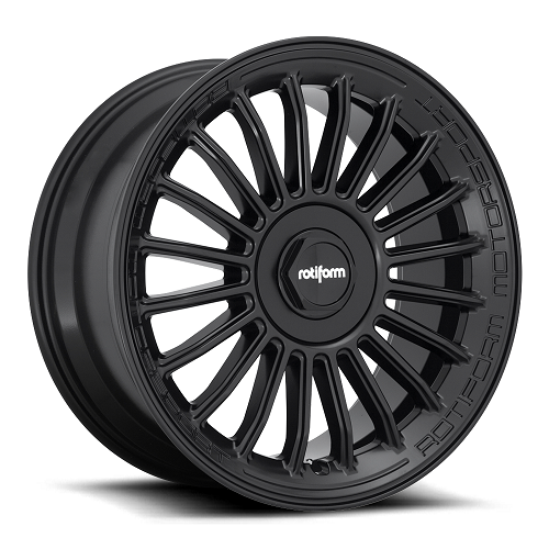 19x8.5 R161 Rotiform BUC-M Matte Black Wheel 5x112/5x120 (35mm)