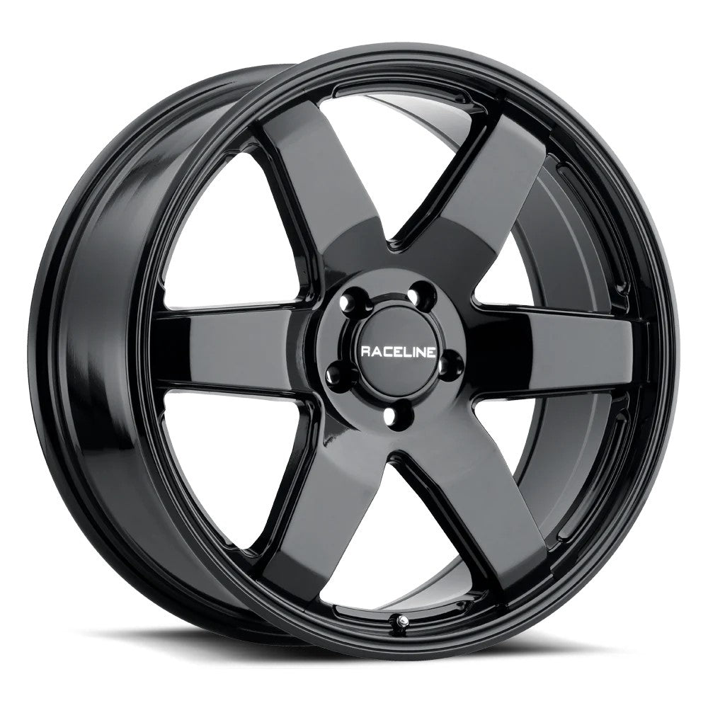 20x8.5 Raceline 942B Addict SUV Gloss Black Wheel 6x5.5 (15mm)
