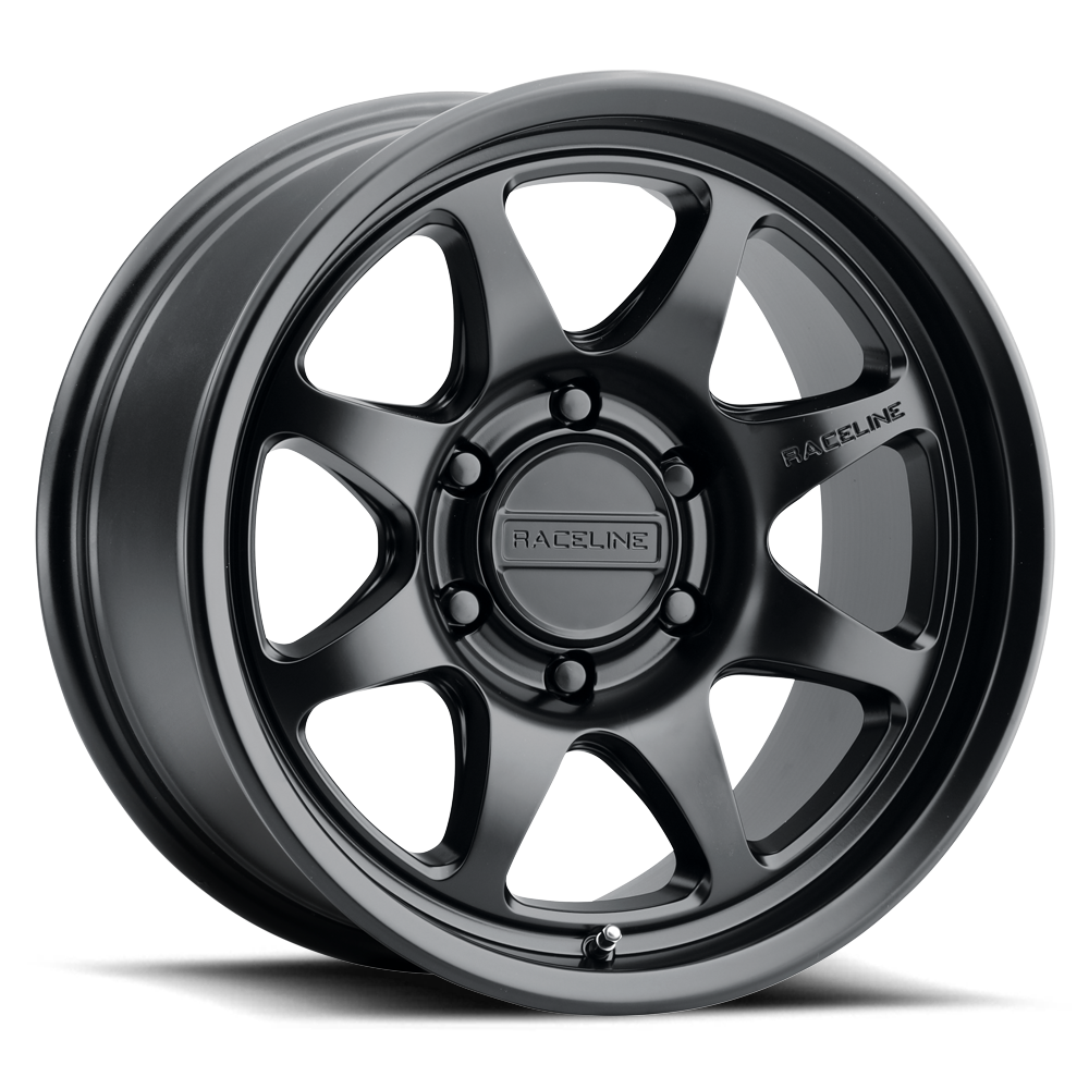 18x9 Raceline 962B Maverick Satin Black Wheel 8x6.5 (18mm)