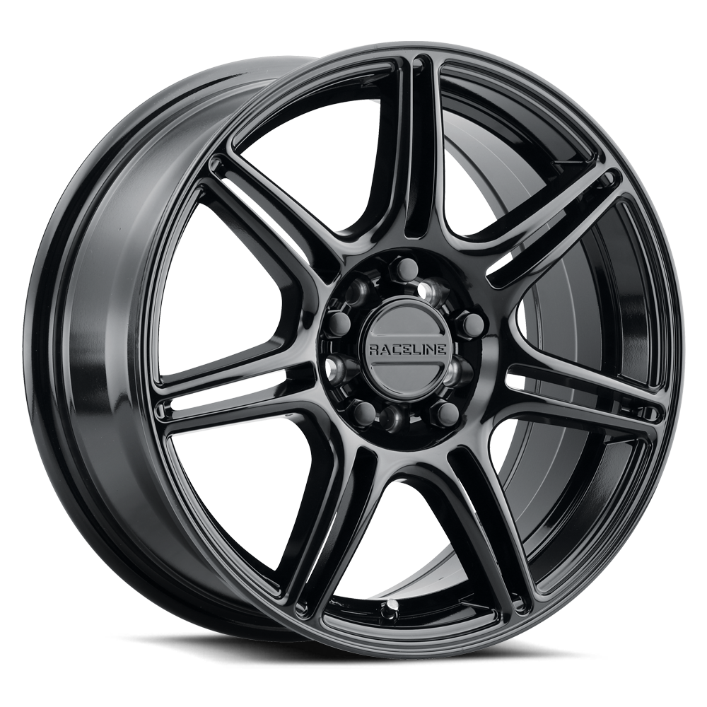 17x7.5 Raceline 148B Apex Gloss Black Wheel 5x110/5x115 (40mm)