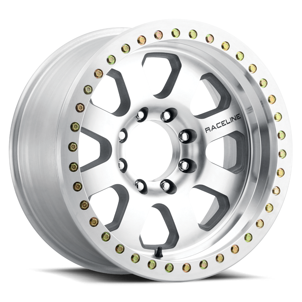 20x10 Raceline RT260M Avenger Machined BEADLOCK DBP Wheel 6x6.5 (-25mm)