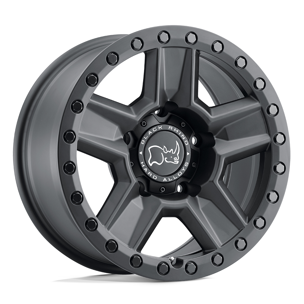 18x9 Black Rhino RAVINE MATTE BLACK Wheel 5x5 (35mm)