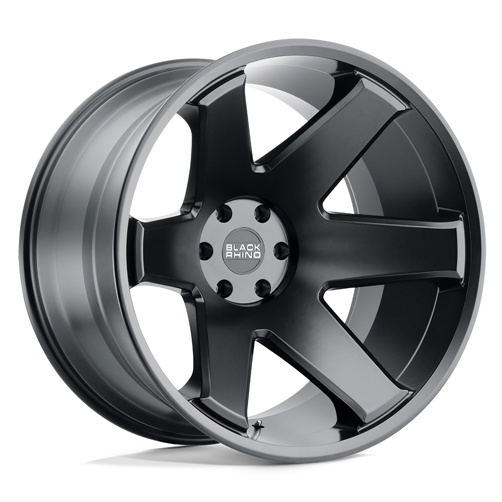 22x14 Black Rhino RAZE MATTE BLACK Wheel 5x5 (-76mm)
