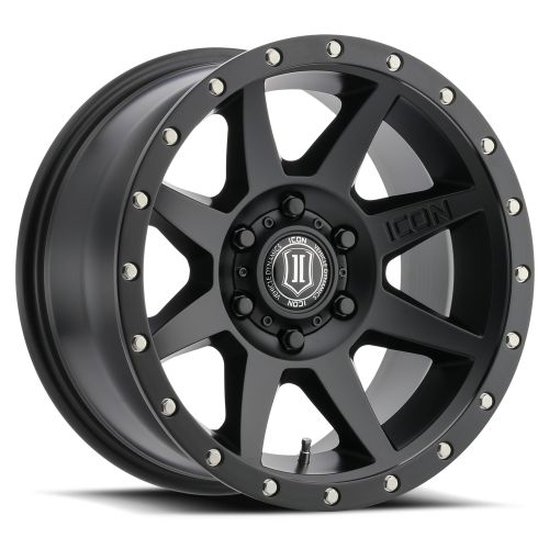 17x8.5 Icon Alloys Rebound Satin Black Wheel 6x135 (6mm)
