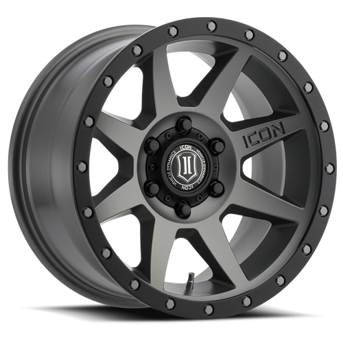 20x9 Icon Alloys Rebound Titanium Wheel 6x5.5 (0mm)