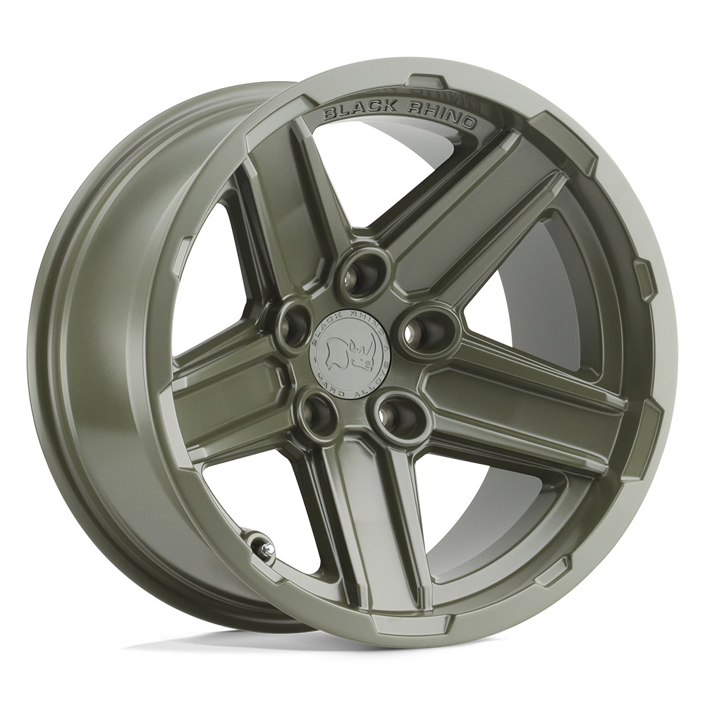 17x9.5 Black Rhino RECON OLIVE DRAB GREEN Wheel 5x5 (-32mm)