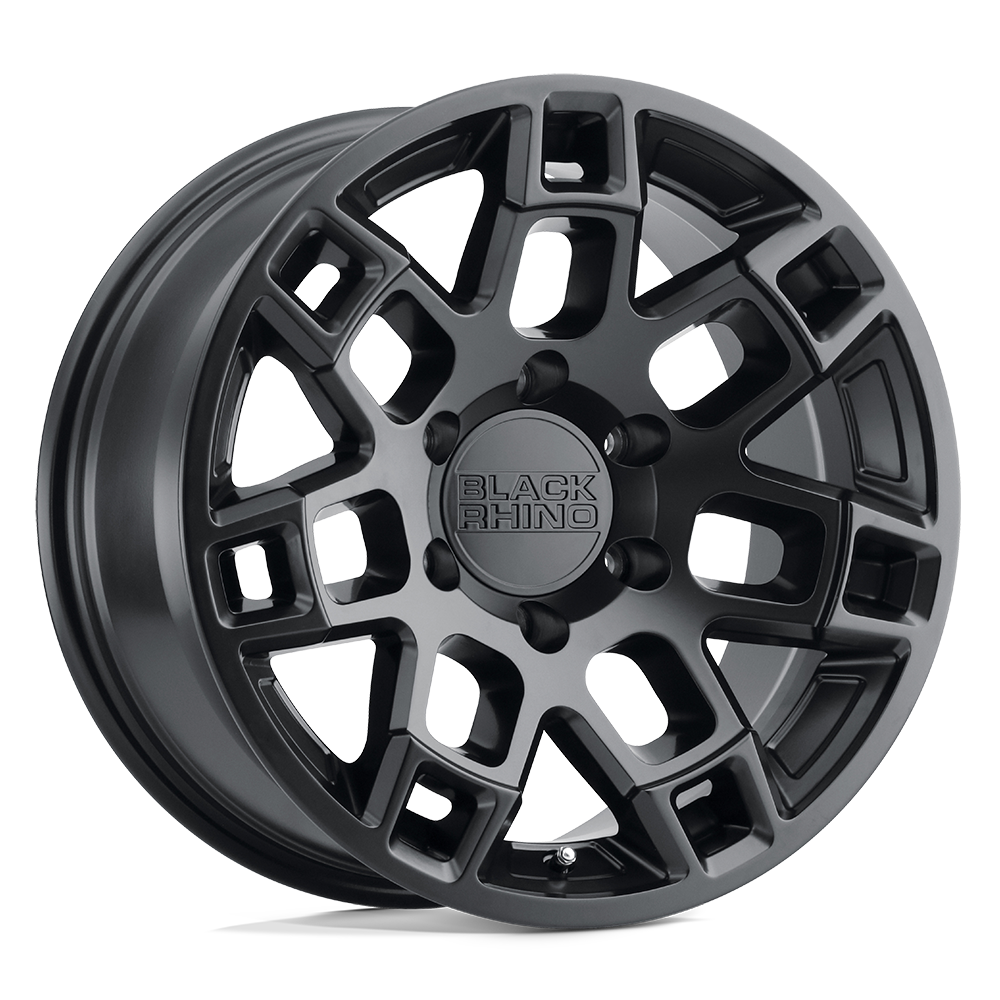 17x8.5 Black Rhino RIDGE MATTE BLACK Wheel 5x5.5 (0mm)