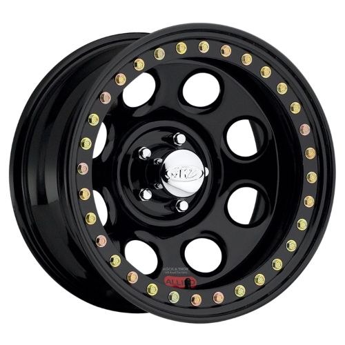 15x10 Raceline RT81 Rock 8 Beadlock Black Steel Wheel 6x5.5 (-44mm)