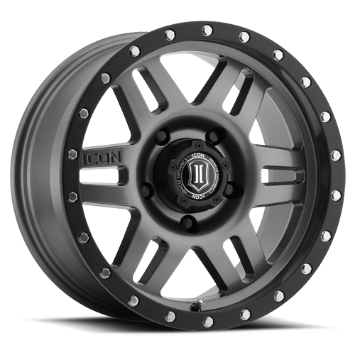 17x8.5 Icon Alloys Sixspeed Gunmetal Wheel 5x150 (25mm)