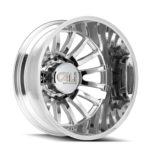 20x8.25 Cali Off-Road Summit Polished/Milled Dually Rear Wheel 8x170 (-232mm)