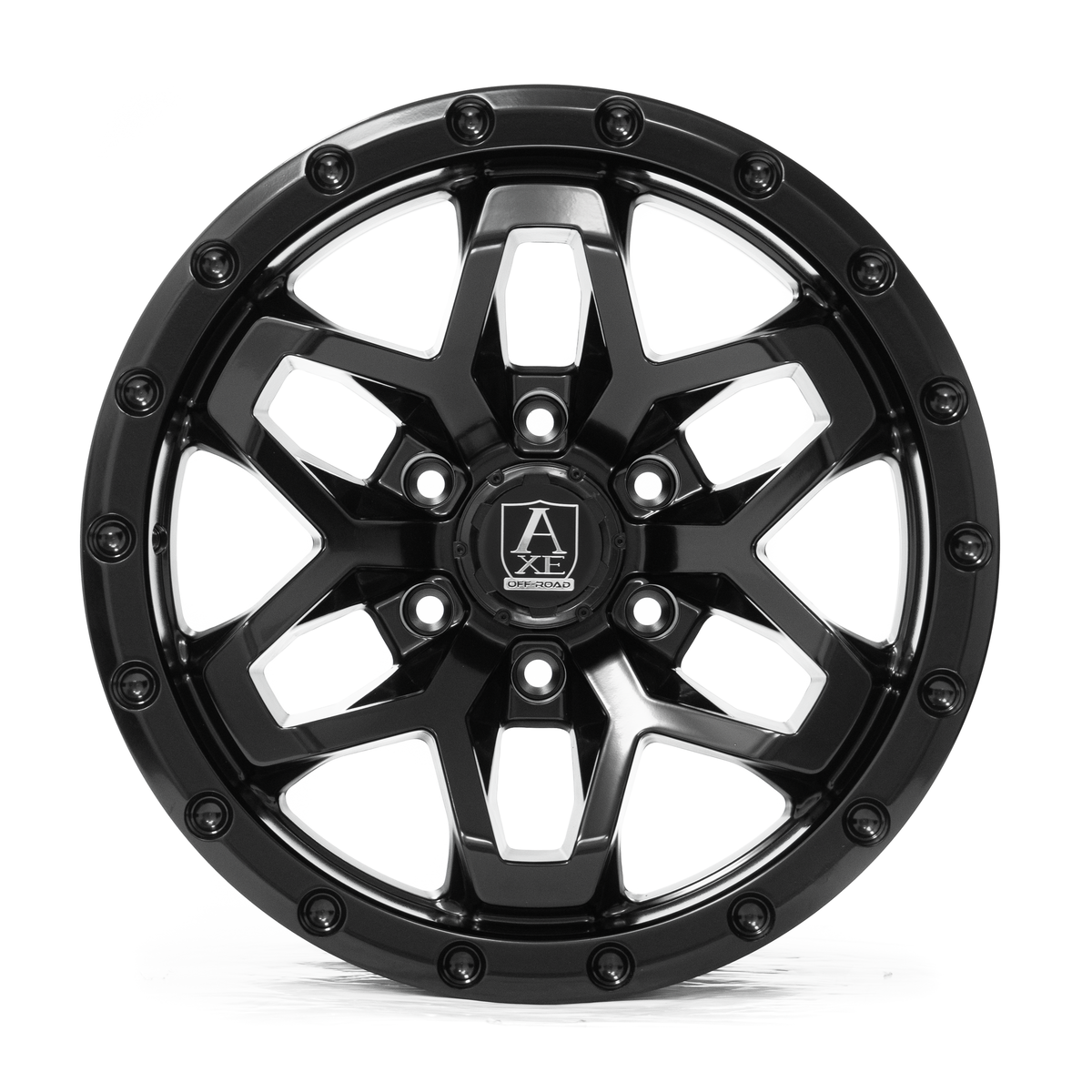 17x9 Axe Syrinks Satin Black Wheel 5x5 (-15mm)