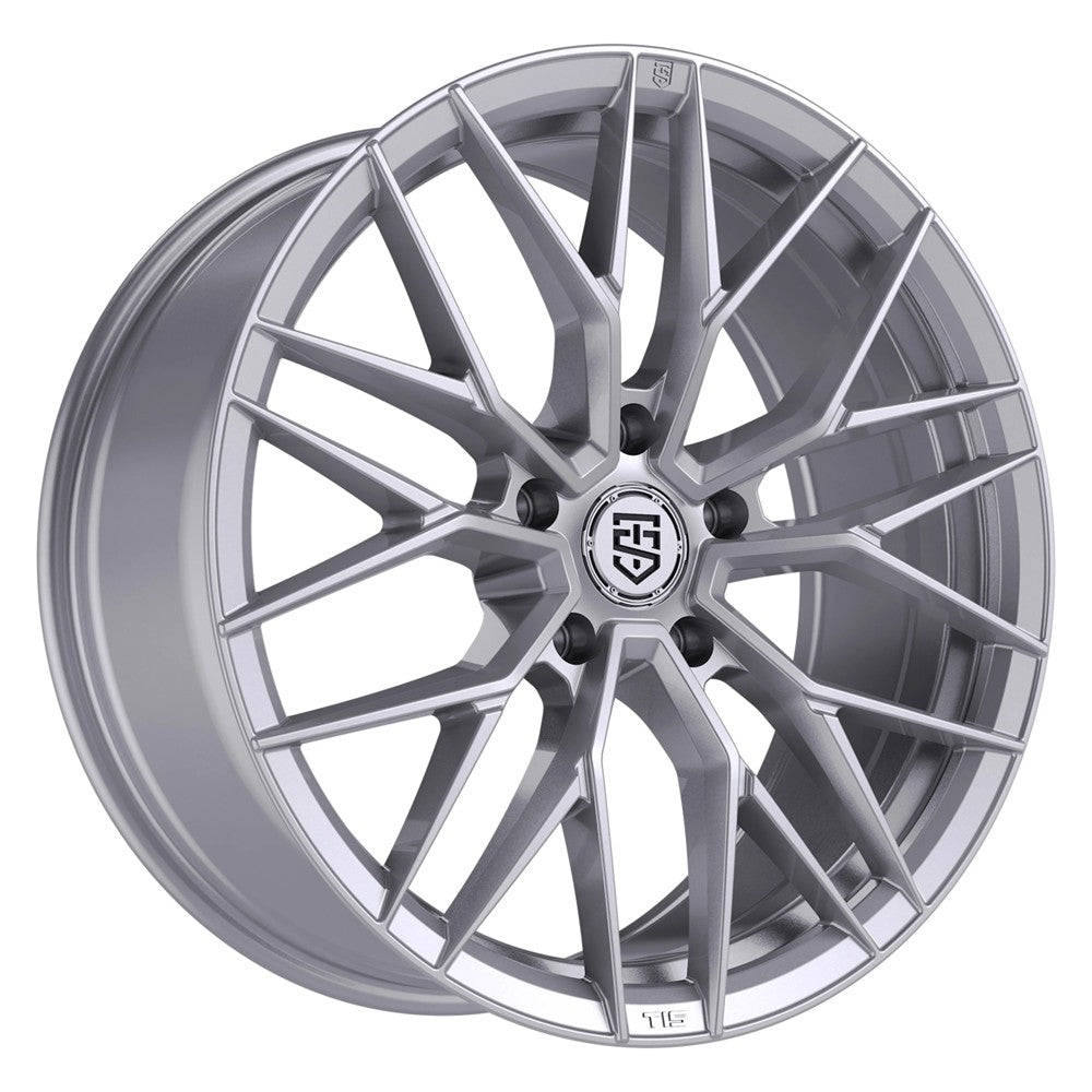 20x8.5 TIS Motorsports 505S Gloss Silver Wheel 5x120 (35mm)