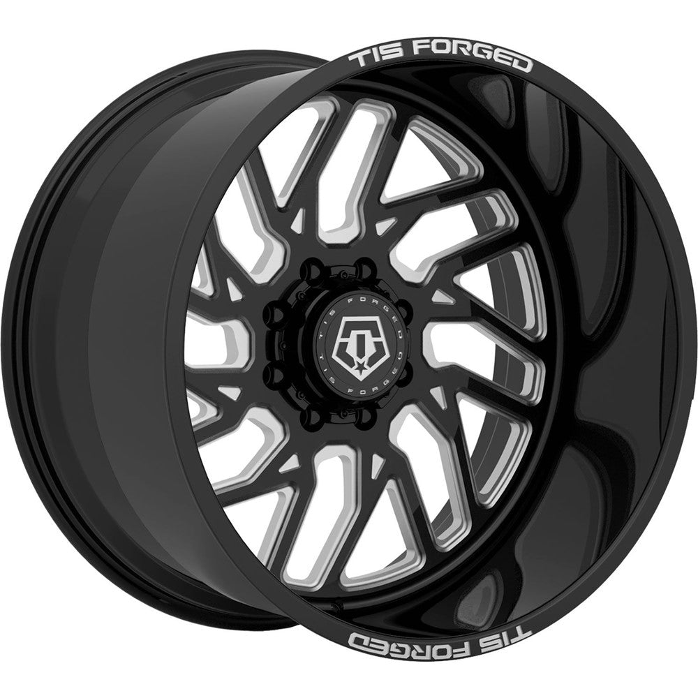 22x12 TIS F51BM1 Forged Gloss Black Wheel 8x180 -51