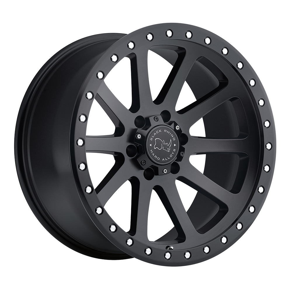 20x10 Black Rhino MINT MATTE BLACK Wheel 6x5.5 (-12mm)