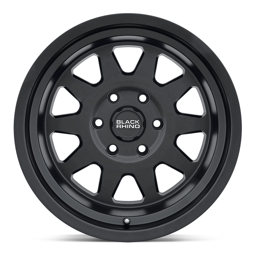 17x9 Black Rhino Stadium Matte Black Wheel 6x5.5 (12mm)