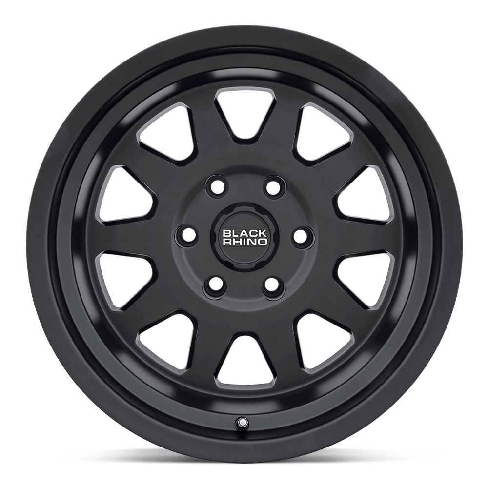 17x9 Black Rhino Stadium Matte Black Wheel 5x5.5 (0mm)