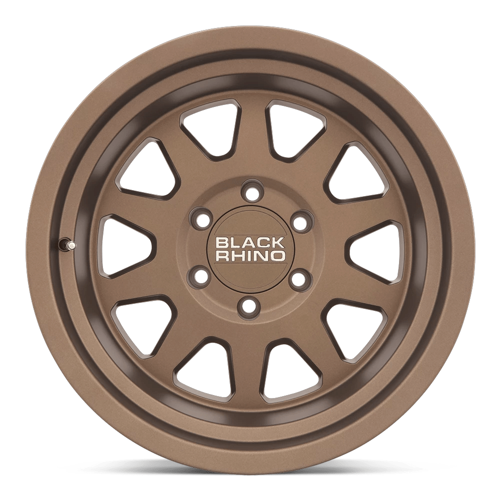 16x8 Black Rhino Stadium Matte Bronze Wheel 6x5.5 (-10mm)