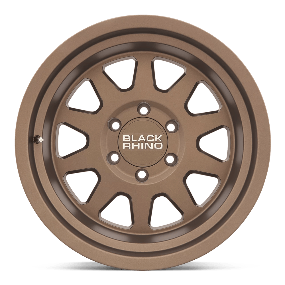 17x8.5 Black Rhino Stadium Matte Bronze Wheel 6x4.5 (0mm)