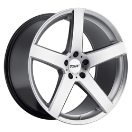 17x8 TSW RIVAGE HYPER SILVER Wheel 5x112 (45mm)