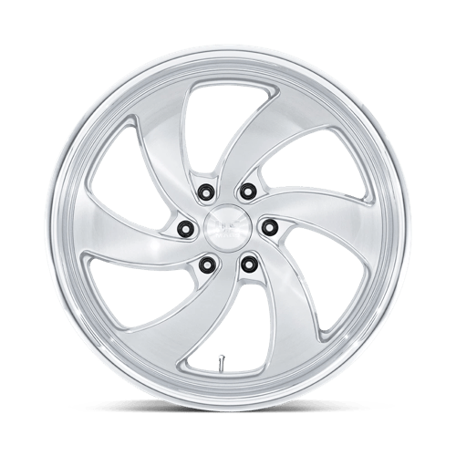 22x10 US Mags U134 Desperado Silver Brushed Face Milled Wheel 6x135 (25mm)