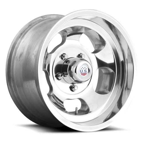 15x8 US Mags U101 INDY Polished Wheel 4x4.25 (0mm) CAPS SEPARATE