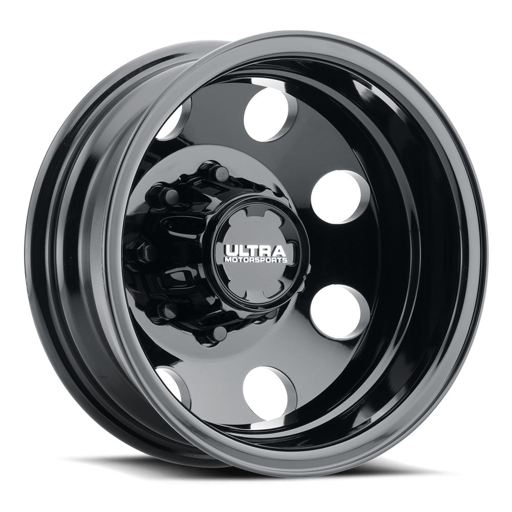 17x6.5 Ultra 002RBK Modular Gloss Black DUALLY REAR Wheel 8x210 (-140mm)