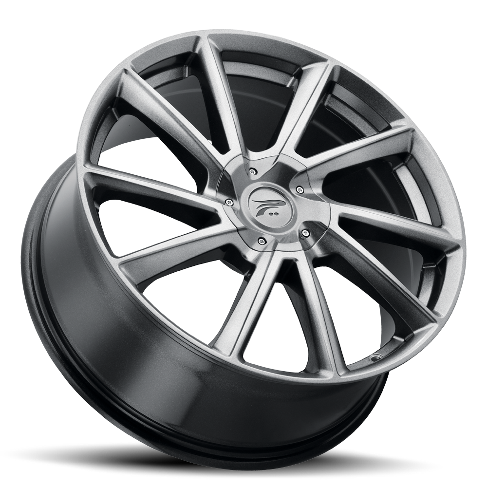 17x8 Platinum 466G Mystic Bright Graphite Wheel 5x4.25/5x4.5 (40mm)