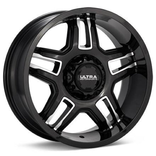 20x10 Ultra 153BK Armageddon Gloss Black Wheel 5x5/5x5.5 (-25mm)