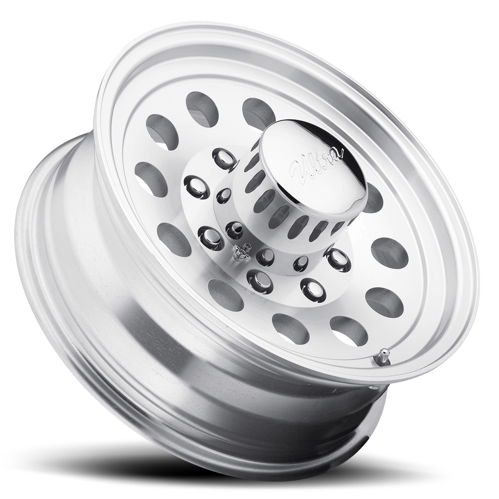 16x8 Ultra 062 Smooth Mod Trailer Machined with Clear Coat Wheel 5x5.5 (6mm)