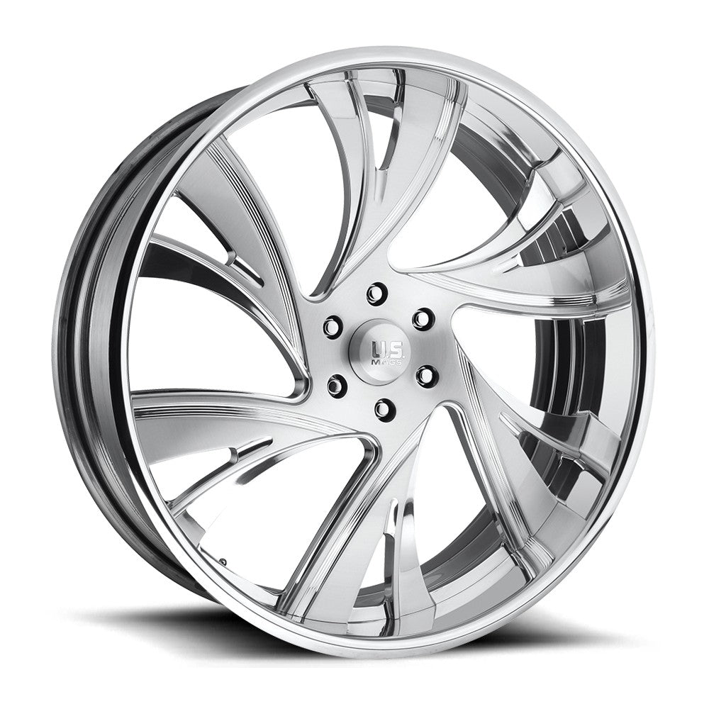 24x9 US Mags US710 Sniper 6 Pol FORGED RIGHT DIRECTIONAL Wheel 6x5.5 (22mm)