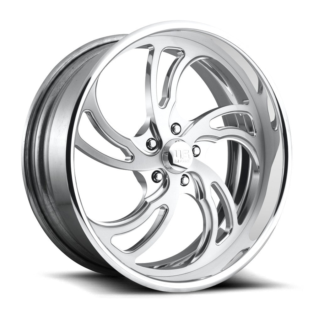 22x8.5 US Mags US725 Villian 5 Polish FORGED LEFT DIRECTIONAL Wheel 5x4.75 (0mm)