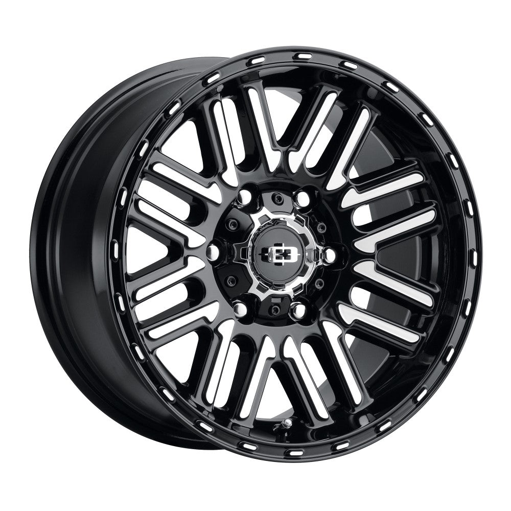 18x8.5 Vision 348 Nexus Gloss Black Machined Face Wheel 6x5.5 (0mm)