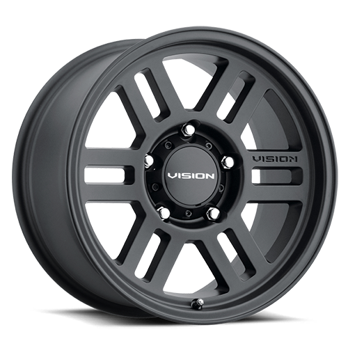 17x7.5 Vision 355 Manx 2 Overland Satin Black Wheel 5x130 (45mm)