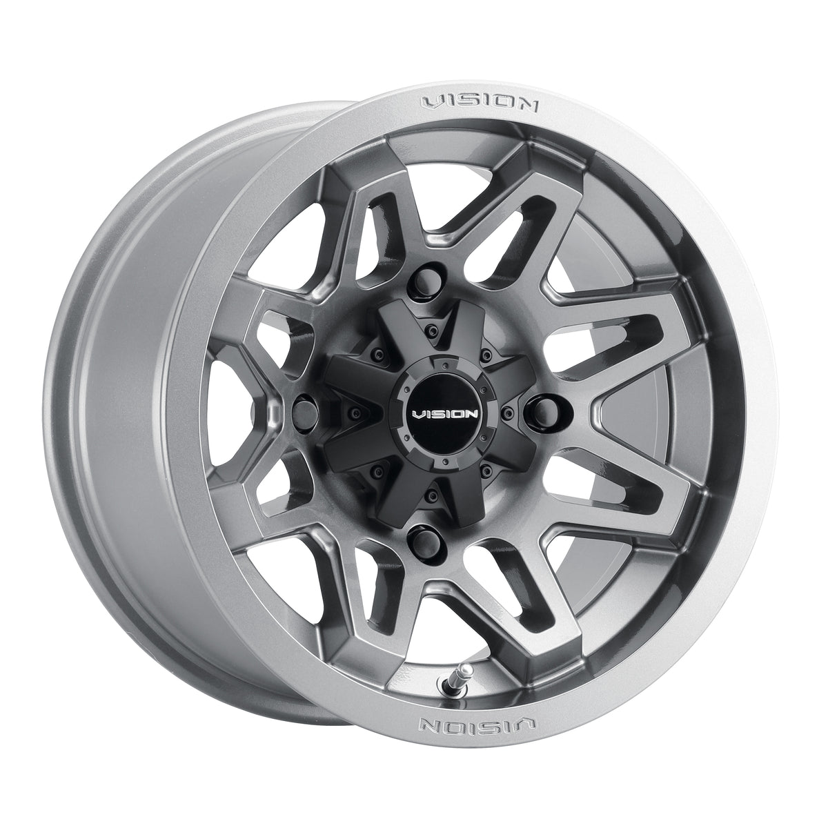 14x8 Vision 416 Se7en Gunmetal UTV Wheel 4x156 (-10.2mm)